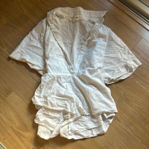 Selfie Leslie White Short-Sleeve V-Neck Romper